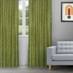 Somera - Grass Green Ripple Fold Panels