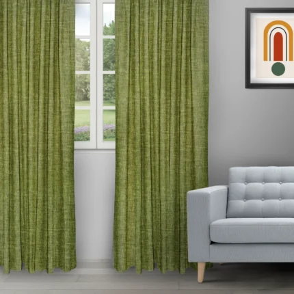 Ripple Fold Drapes | Somera Grass Green - Ripple Fold image | Curtain Avenue