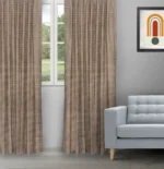 Somera - Latte Ripple Fold Drapes