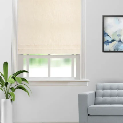 Roman Shades | Somera Polar Bear - Roman Shade (Webp) | Curtain Avenue