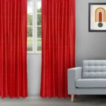 Somera - Red Apple Ripple Fold Drapes