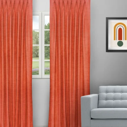 Curtains | Somera Tangerine - Curtain (Webp) | Curtain Avenue