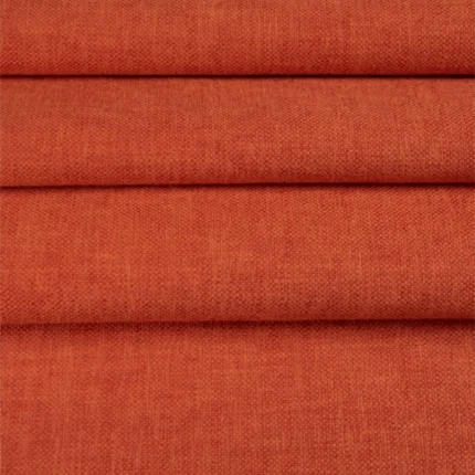 Roman Shades | Somera Tangerine - Folded (Webp) | Curtain Avenue