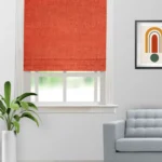 Somera - Tangerine Roman Shades