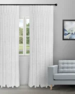 Somera - Ultra White Custom Curtains