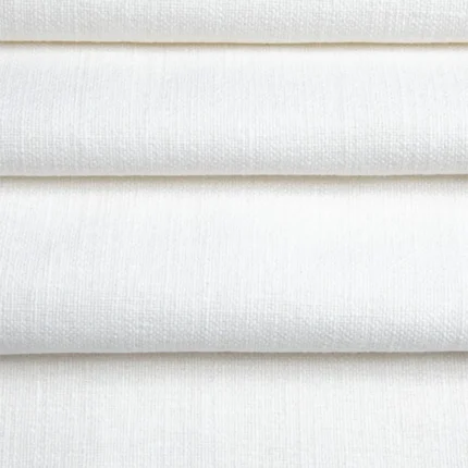 Roman Shades | Somera Ultra White - Folded (Webp) | Curtain Avenue