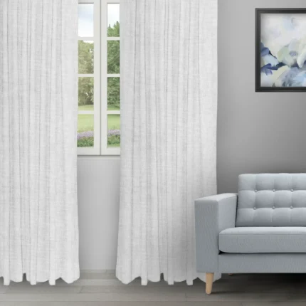 Ripple Fold Drapes | Somera Ultra White - Ripple Fold image | Curtain Avenue