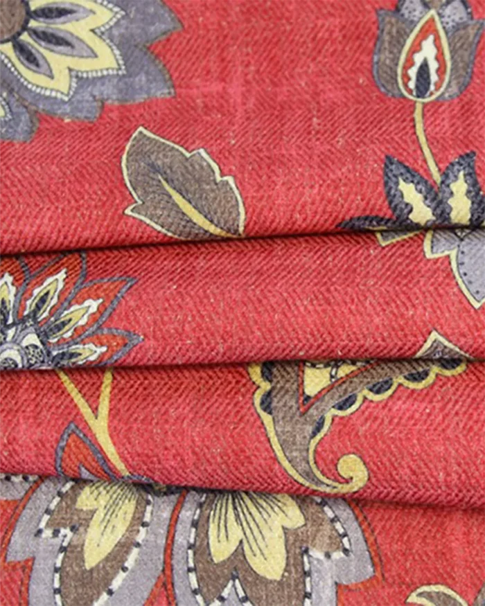 Spring Flower - Apple Fabric Swatch - Image 2