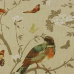 Spring Love - Beige Custom Curtains