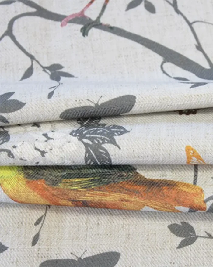 Spring Love - Gray Custom Curtains - Image 2