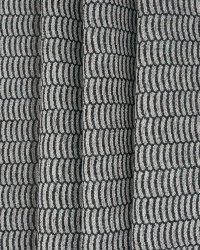 Stacy - Black and White Roman Shades - Image 4