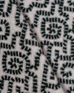 Swirl- Black and White Roman Shades - Image 2