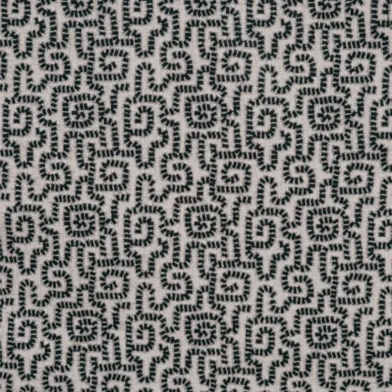 Swatches | Swirl- Black and White Regular | Curtain Avenue