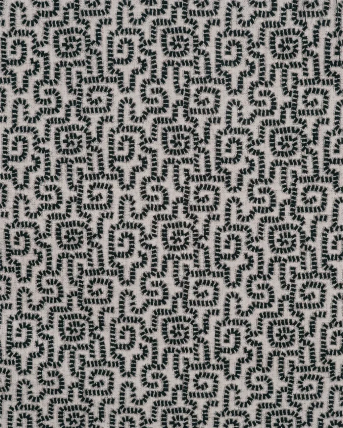 Swirl- Black and White Roman Shades - Image 3