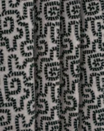 Swirl- Black and White Roman Shades - Image 4