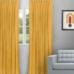 Swizz - Butterscotch Custom Curtains