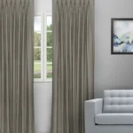 Swizz - Charcoal Custom Curtains