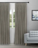 Swizz - Charcoal Custom Curtains