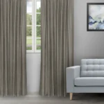 Swizz - Charcoal Ripple Fold Drapes