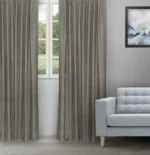 Swizz - Charcoal Ripple Fold Drapes