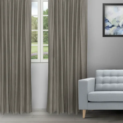 Ripple Fold Drapes | Swizz Charcoal -Ripple Fold image | Curtain Avenue