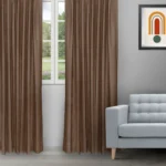 Swizz - Cocoa Ripple Fold Drapes