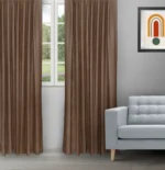 Swizz - Cocoa Ripple Fold Drapes