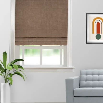 Roman Shades | Swizz Cocoa - Roman Shade (Webp) | Curtain Avenue