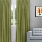 Swizz - Grass Green Custom Curtains