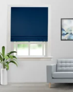 Swizz - Navy Blue Roman Shades