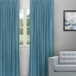 Swizz - Ocean Blue Custom Curtains