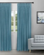 Swizz - Ocean Blue Custom Curtains