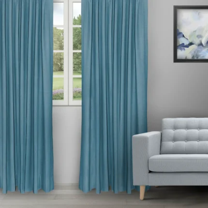Ripple Fold Drapes | Swizz Ocean Blue - Ripple Fold image | Curtain Avenue