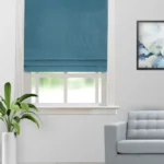 Swizz - Ocean Blue Roman Shades