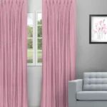 Swizz - Petal Pink Custom Curtains
