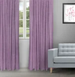 Swizz - Plum Ripple Fold Drapes