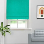 Swizz - Teal Green Roman Shades