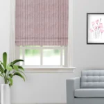 Textured Ambro - Blush Roman Shades