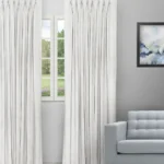 Textured Ambro - Dove Custom Curtains