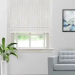 Textured Ambro - Dove Roman Shades