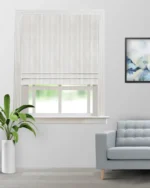 Textured Ambro - Dove Roman Shades