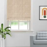 Textured Ambro - Oyster Roman Shades