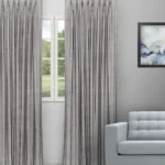 Textured Ambro - Taupe Custom Curtains