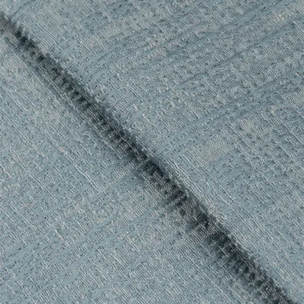 Ripple Fold Drapes | Textures of Italy Antique Blue - Close up (Webp) | Curtain Avenue