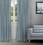 Textures of Italy - Antique Blue Ripple Fold Drapes