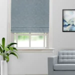 Textures of Italy - Antique Blue Roman Shades