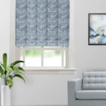 The Shining Wave - Mineral Roman Shades