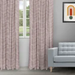 The Shining Wave - Rosewine Ripple Fold Drapes