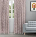 The Shining Wave - Rosewine Ripple Fold Drapes