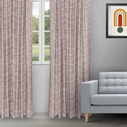 Ripple Fold Drapes | The Shining Wave Rosewine - Ripple Fold image | Curtain Avenue